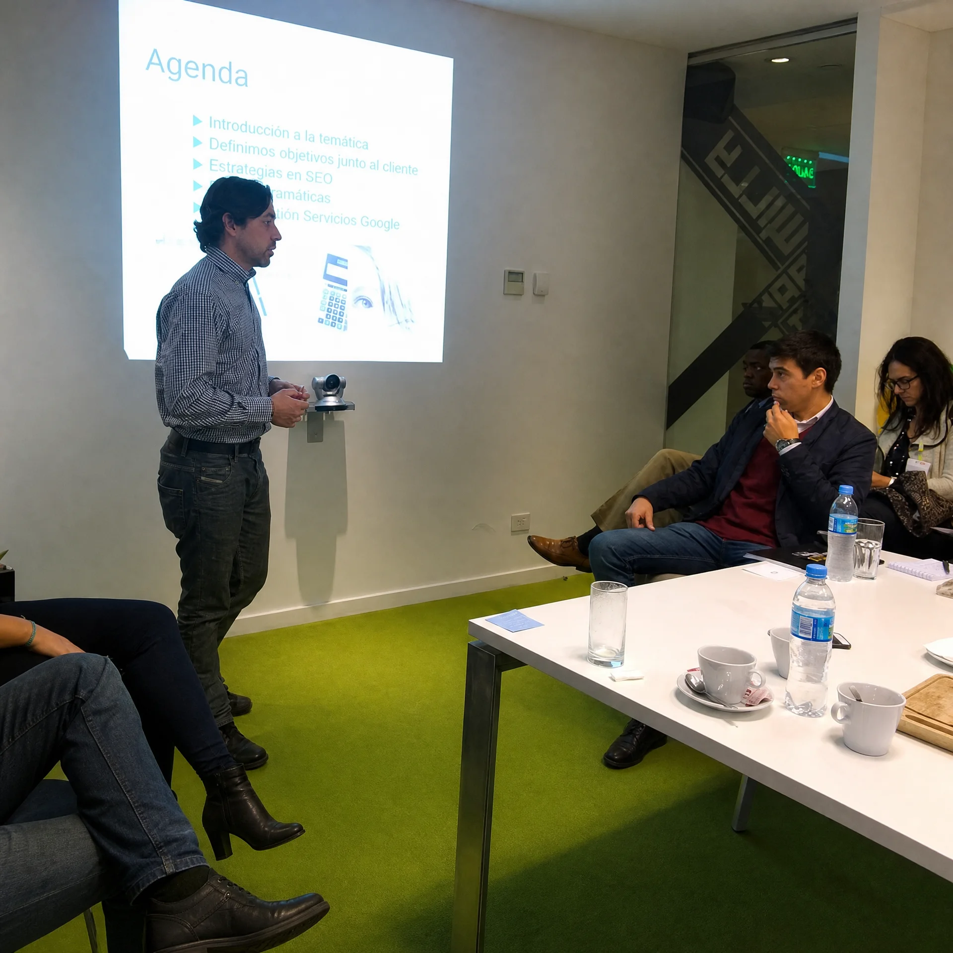 Pablo Rodriguez en las oficinas de Google Argentina